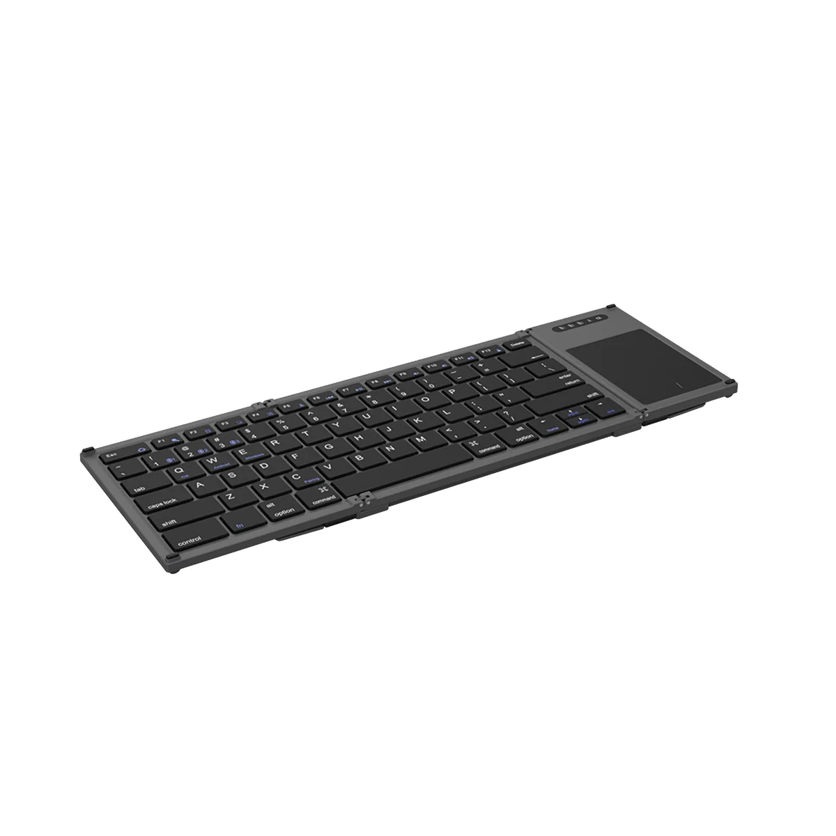 

Wireless Folding Keyboard Bluetooth 78 Keys Touchpad Keypad Rechargeable for IOS, Android, Windows PC Laptop Tablet