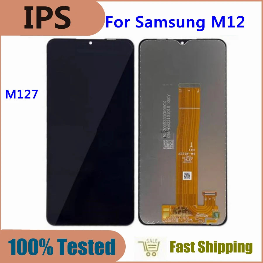 

6.5"IPS For Samsung Galaxy M12 LCD M127 M127F M127M LCD Touch Screen Digitizer For Samsung M127 LCD Display