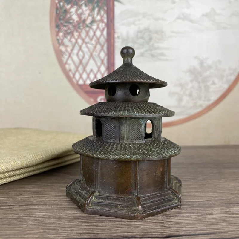 Горелка для благовоний в виде храма неба сандаловая горелка небольшого размера