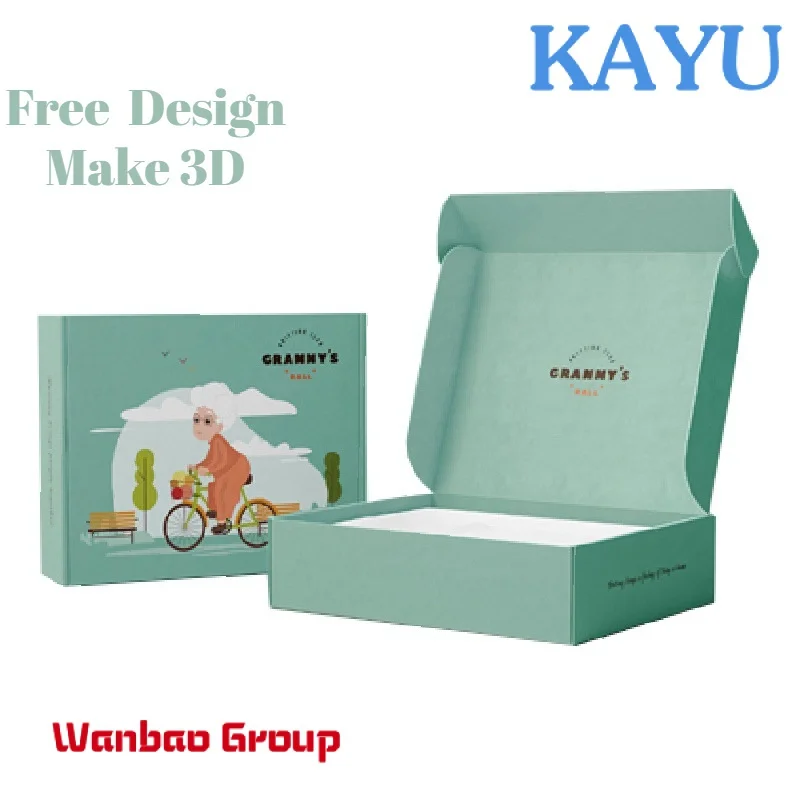 Рисунок 4 - Коричневая Картонная упаковка с логотипом на заказ