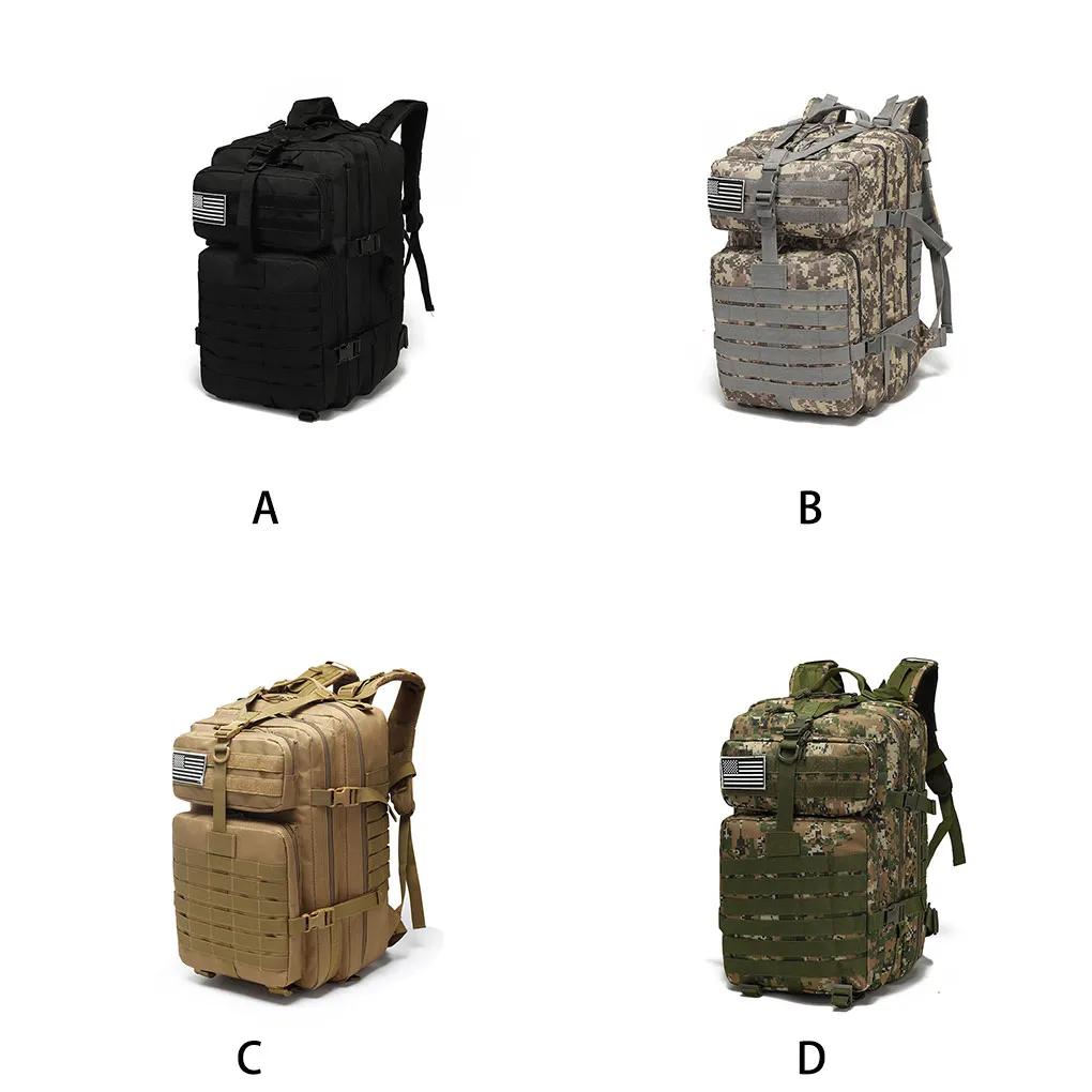 

Outdoor Bag 50L Craftsmanship Hiking Equipments Sturdy Multicolored Climbing Sack Camping Supplies Day Packs ACU