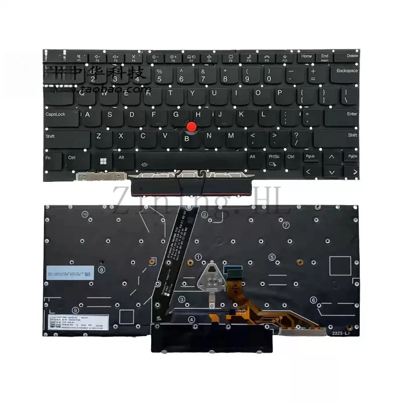 Фото Для клавиатуры ThinkPad, совместимой с X1 Nano Gen2 Gen3, модели SN21E21102, SN21E21065, SN21E21096 №1