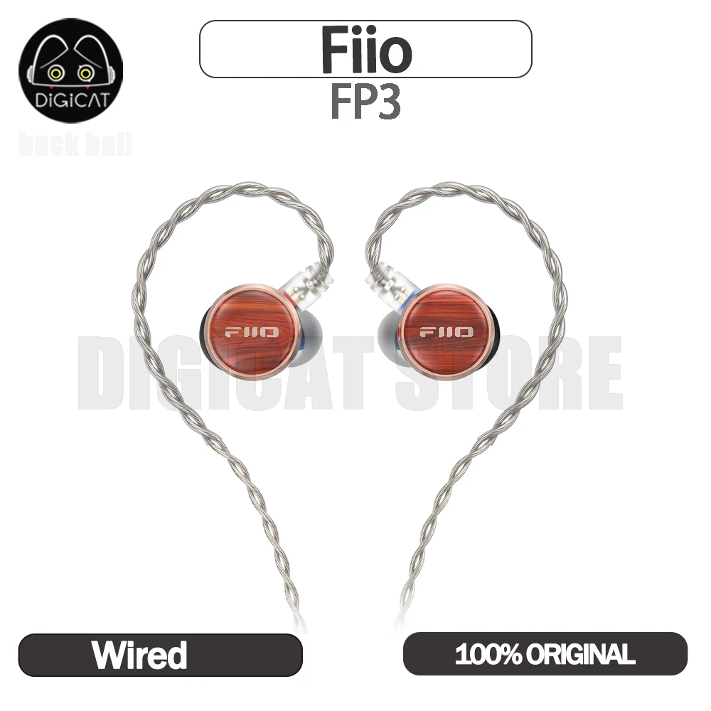 Наушники Fiio Fp3 Hi-Fi проводные наушники из орехового дерева легкая гарнитура