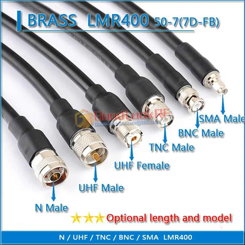 L16 N Женский к PL259 SO239 PL-259 SO-239 UHF мужской коаксиальный разъем LMR400 RG8 RG8U RG8/U SYWV50-7 7D-FB