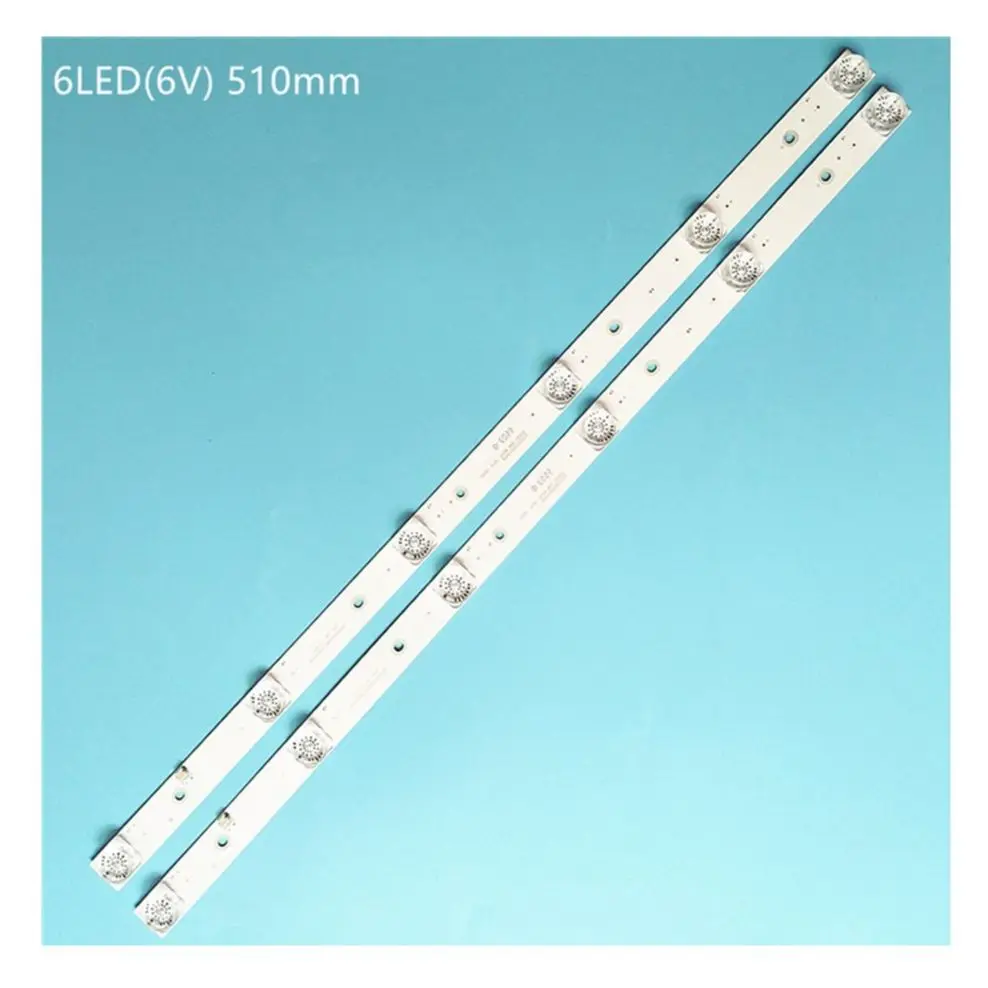 

2pcs/set LED Backlight bar for F32D7000 TI3211DLEDDS LSF320HN08-M02 CC02320D510V09 CC02320d510V06 32E20 2X6 6S1P 1910 0D20