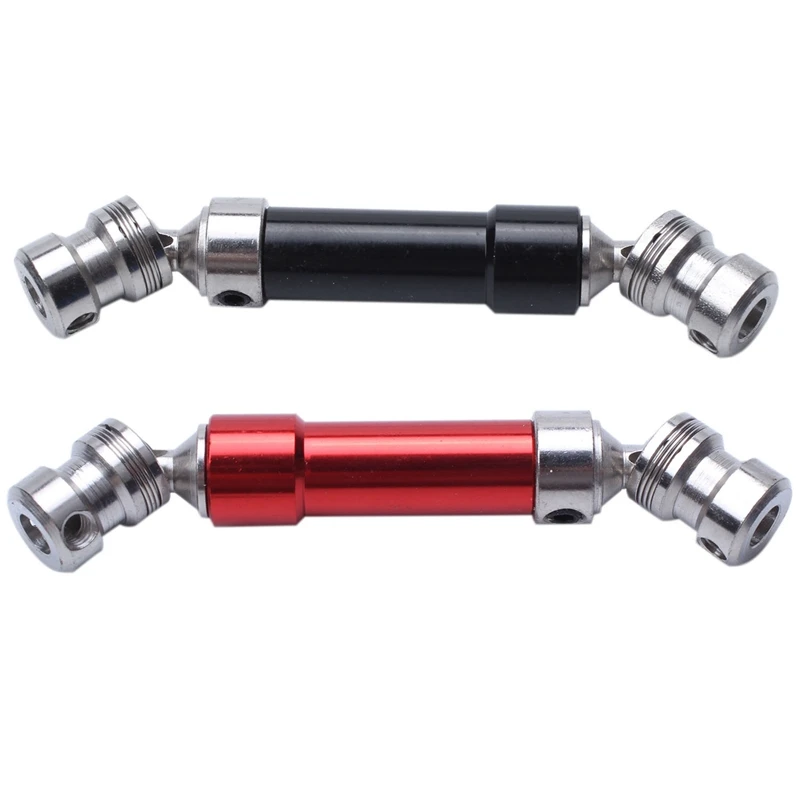 

Металлический задний центральный приводной вал CVD, вал трансмиссии для 1:12 Wltoys 12428 12423, красный и черный, 2 шт.