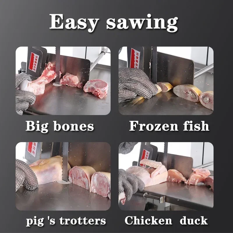 Ленточная пила для резки мяса и костей машины Быстрая резка Пильное полотно
