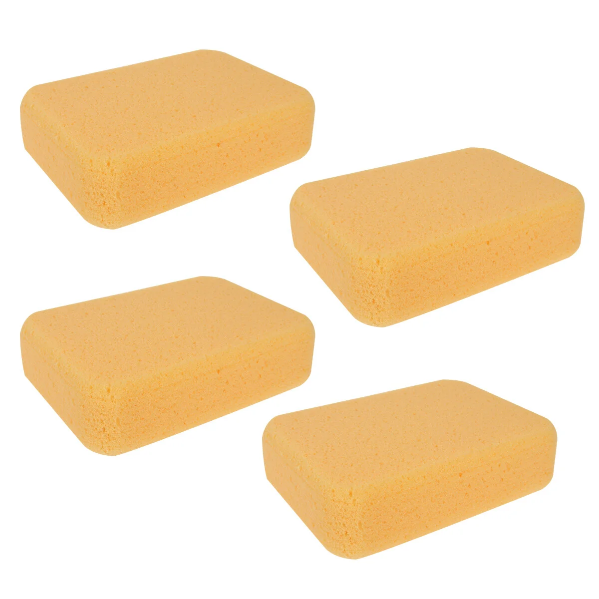 

4 PCs Scrubber Car Wash Sponge Cleaning Supplies Cars Bulk Polish Child Sponges