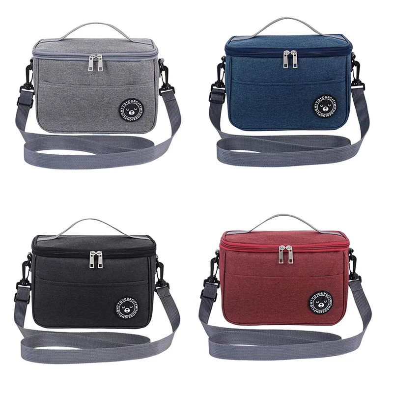 Lunchbox With Shoulder Strap Organizer Insulated Case Size S