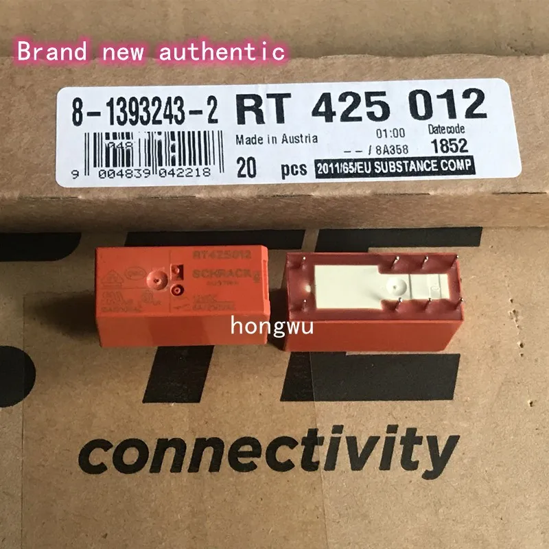 

100% оригинальный новый 1 шт./RT425012 12 В постоянного тока реле 8A 8 контактов 2 вкл. 2 ВЫКЛ.