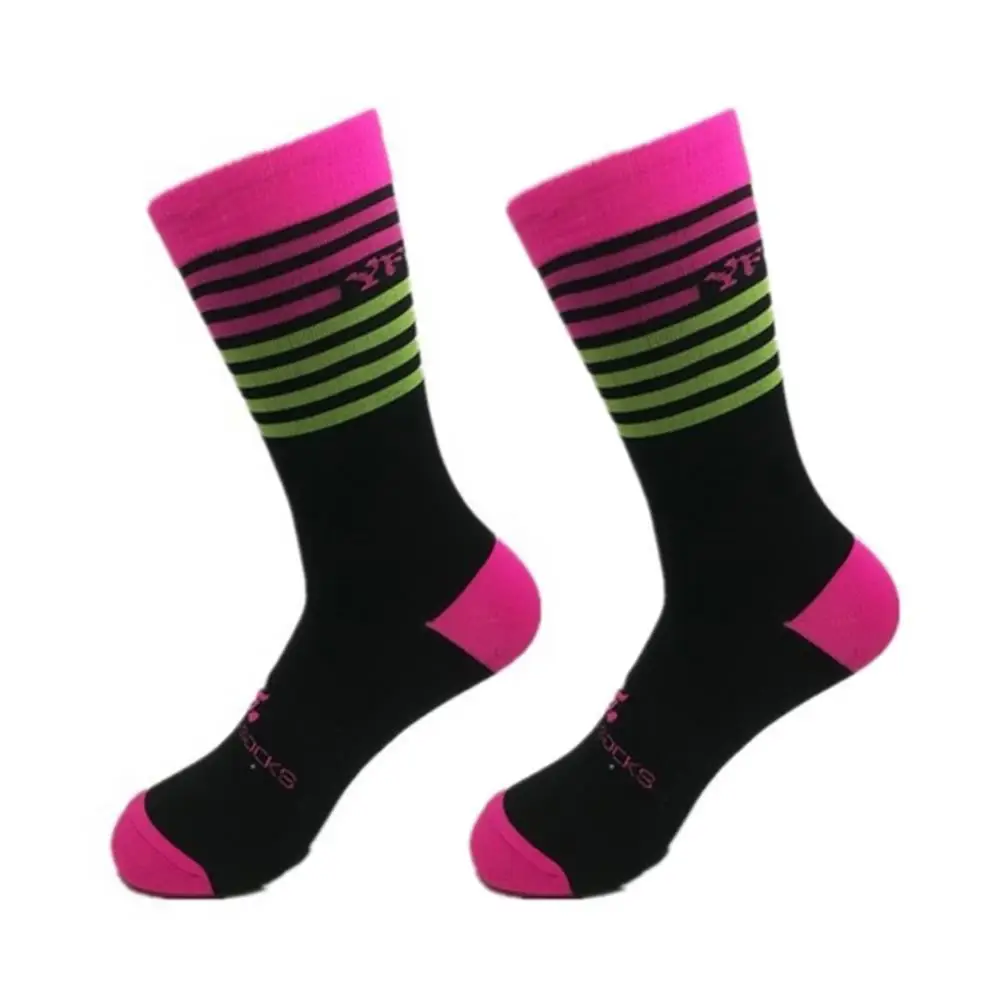 

Professional Breathable Outdoor Sport Running Cycling Unisex Stripe Cotton Socks