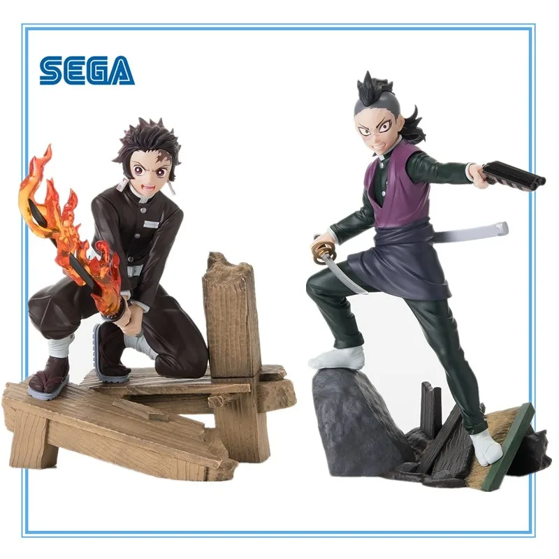 Оригинальная Подлинная модель SEGA Demon Slayer Kamado Tanjirou Shinazugawa Genya ПВХ фигурки аниме