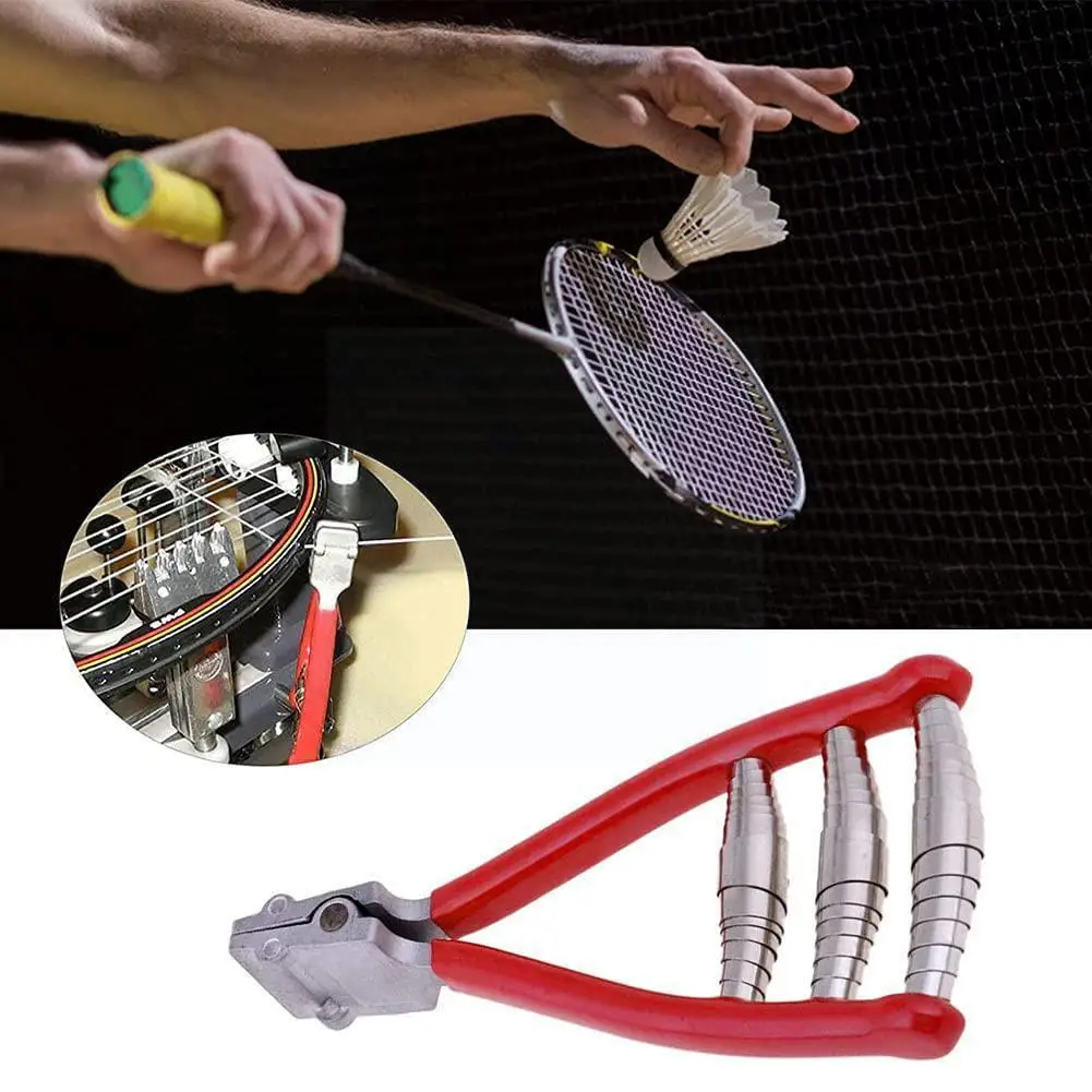 

Tennis Badminton Racquet Metal Spring Starting Clamp Starter Tool Clamp Pulling Starting Machine Tool Stringing Start X8w8