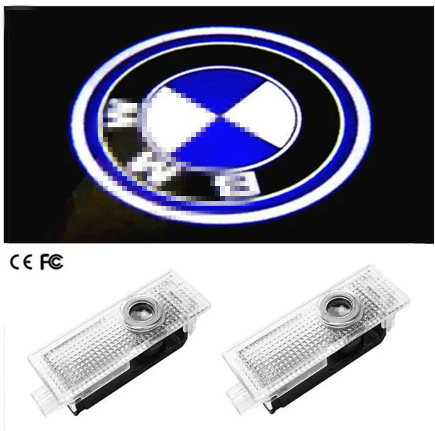 

СВЕТОДИОДНЫЙ Автомобильный проектор с логотипом светильник BMW серии 3/5/7, Welcom светильник, подсветсветильник, автомобильная лампа для распыл...