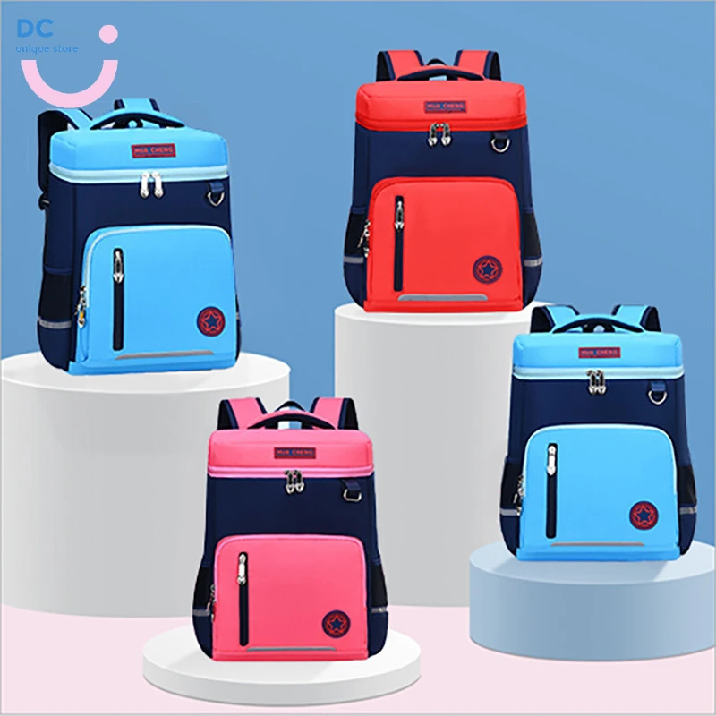

Children's Schoolbag Primary School Students Shoulders Casual Boys and Girls Grades Backpack Ridge Protection Reduce The Burden