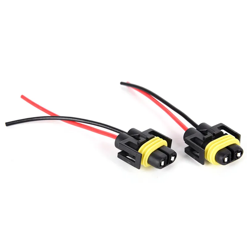 

2 шт. H11 H8 фара/противотуманная лампа гнездовой адаптер жгут проводов розетки автомобильный кабельный разъем