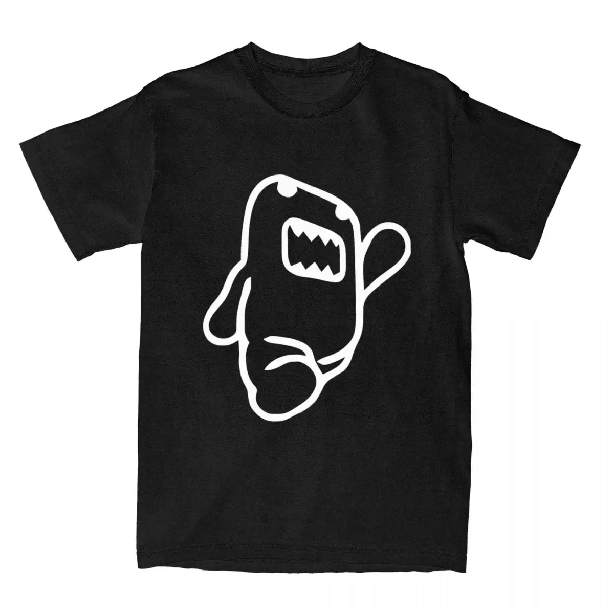 Футболки Domo Kun мужские и женские забавные футболки из чистого хлопка футболка с