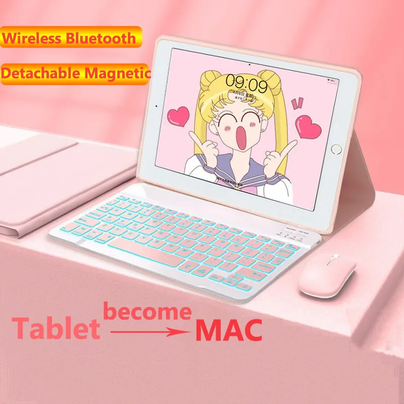 Задняя подсветка для Realme Pad 2 11 5 дюйма съемная клавиатура Pad2 с беспроводной мышью