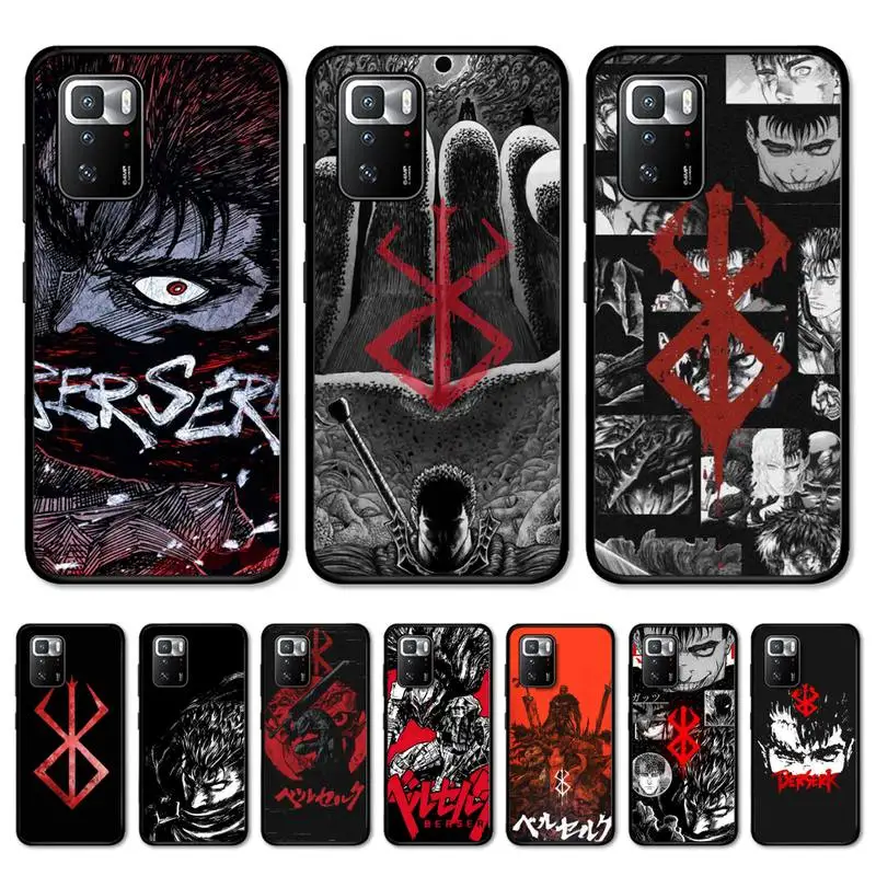 

Anime Berserk Guts Phone Case for Redmi Note 8 7 9 4 6 pro max T X 5A 3 10 lite pro coque