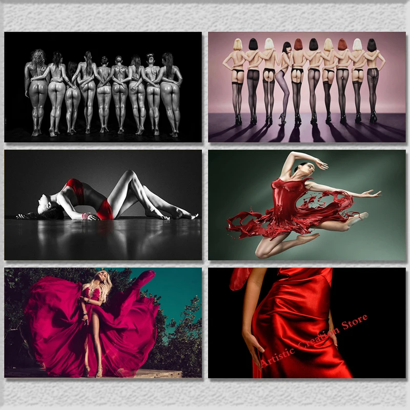 

Современные Сексуальные Обнаженные художественные женские модельные плакаты и принты настенная живопись на холсте декоративные картины д...