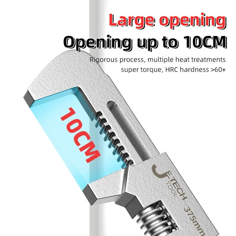 Регулируемый ключ для труб большой носик прямой угол легкий быстрый