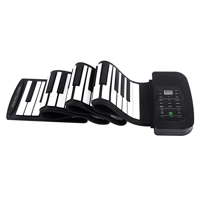 

61 Keys Roll Up Piano Roll Up Piano Portable Rechargeable Electronic Hand Roll Piano with Environmental Silicone