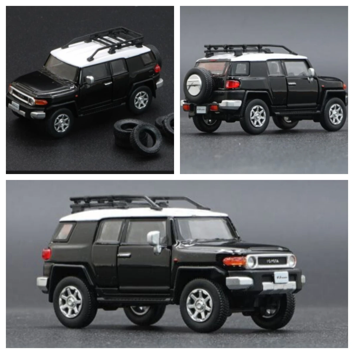 

BM Creations FJ Cruiser - Black 1:64 Scale Diecast Model Car Collection Limited Edition Hobby Toys