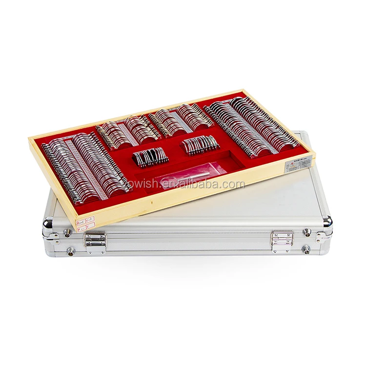 

optometry equipment best quality 232 pieces trial lens set