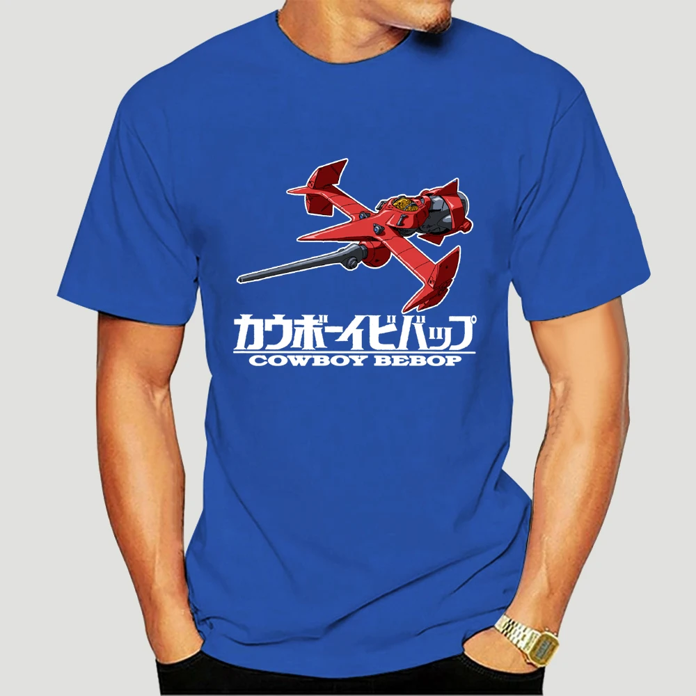 

Swordfish Spaceship Spike Spiegel Cowboy Bebop New Black Hot 2019 Summer Men'S Print T-Shirt Summer Style Cool Tees 3620X