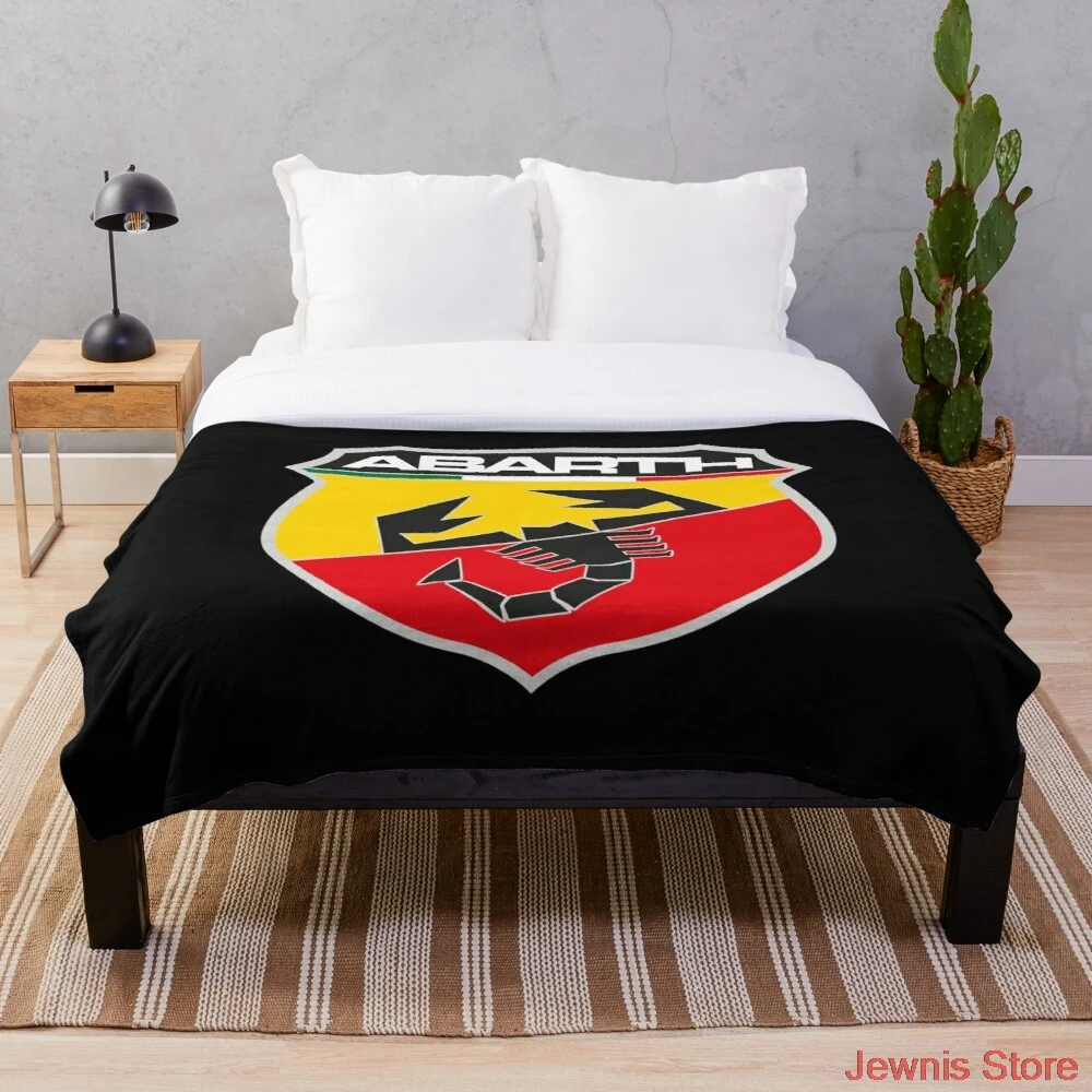

Abarth Throw Blanket Fleece for Beds Thick Quilt Fashion Bedspread Sherpa Throw Blanket Adults Kids