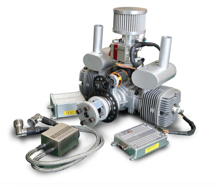 Двигатель GTT70EFI Двухтактный бензиновый двухцилиндровый двигатель EFI объемом 70