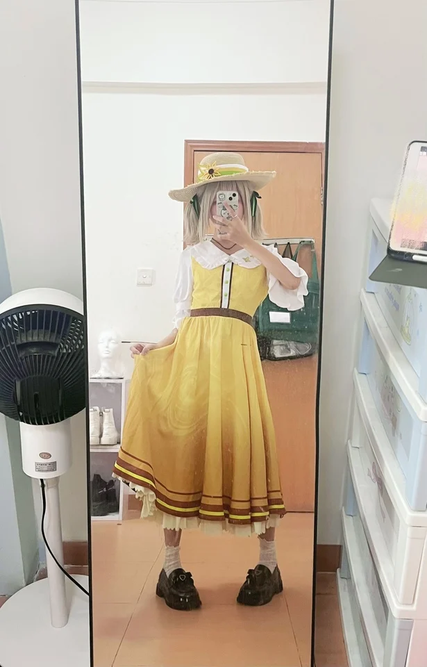 [На складе] Shiraishi An Azusawa Kohane Косплей Костюм PJSk Платье Аниме Одежда Хэллоуин