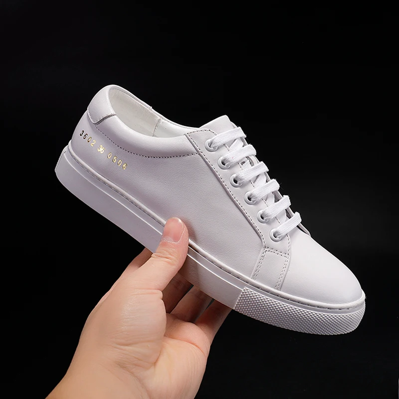 Белые женские туфли Liu Wen Same Sle универсальные Спортивные Повседневные на плоской