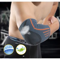 elbow support pad knit compression unisex arm protective sleeve elastic stretch absorb sweat sport arthritis bandage guard gym