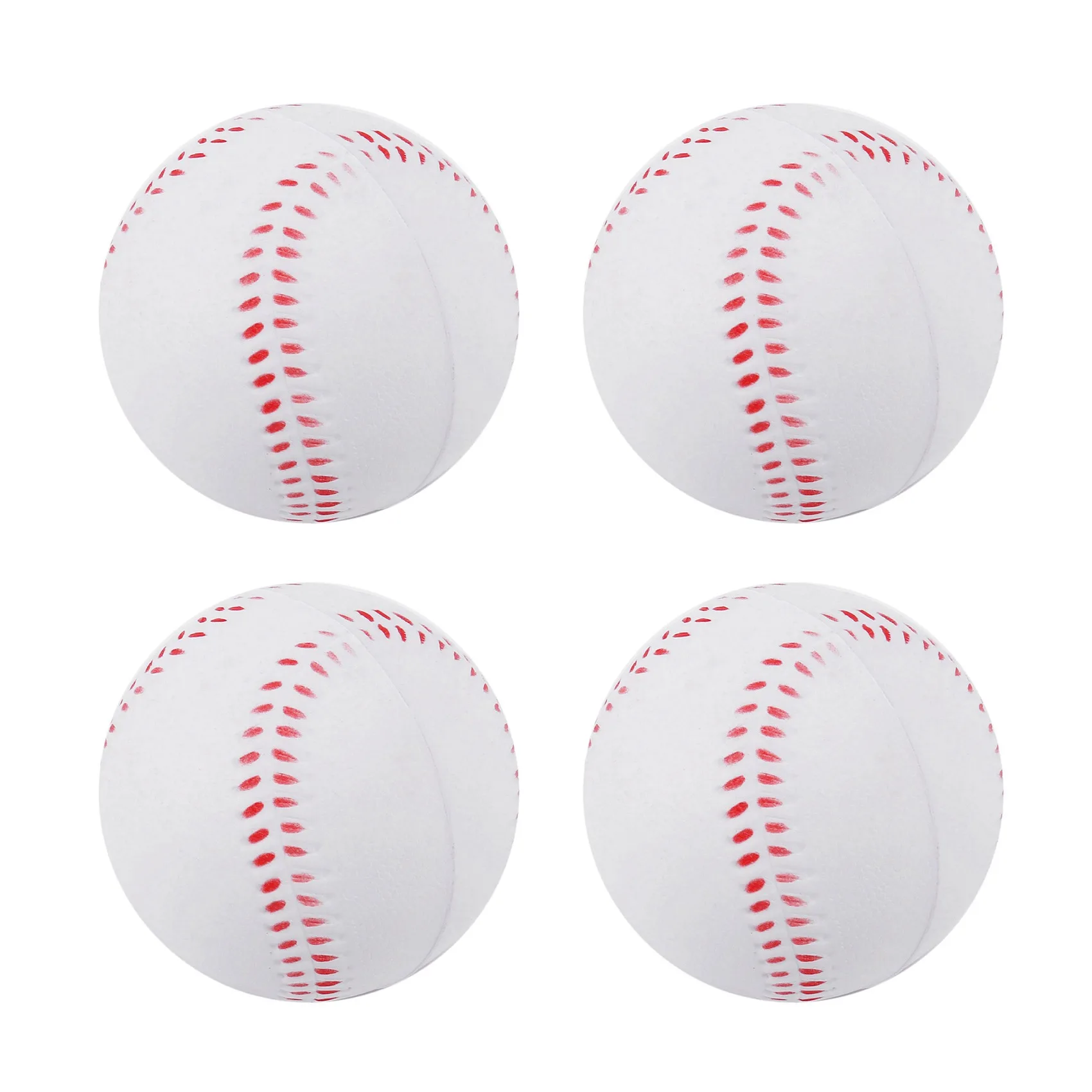 

4X Sport Baseball Reduced Impact Baseball 10Inch Adult Youth Soft Ball for Game Competition Pitching Catching Training