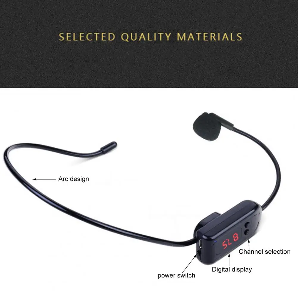 Легкий практичный мини FM-радиомикрофон беспроводной микрофон гибкий