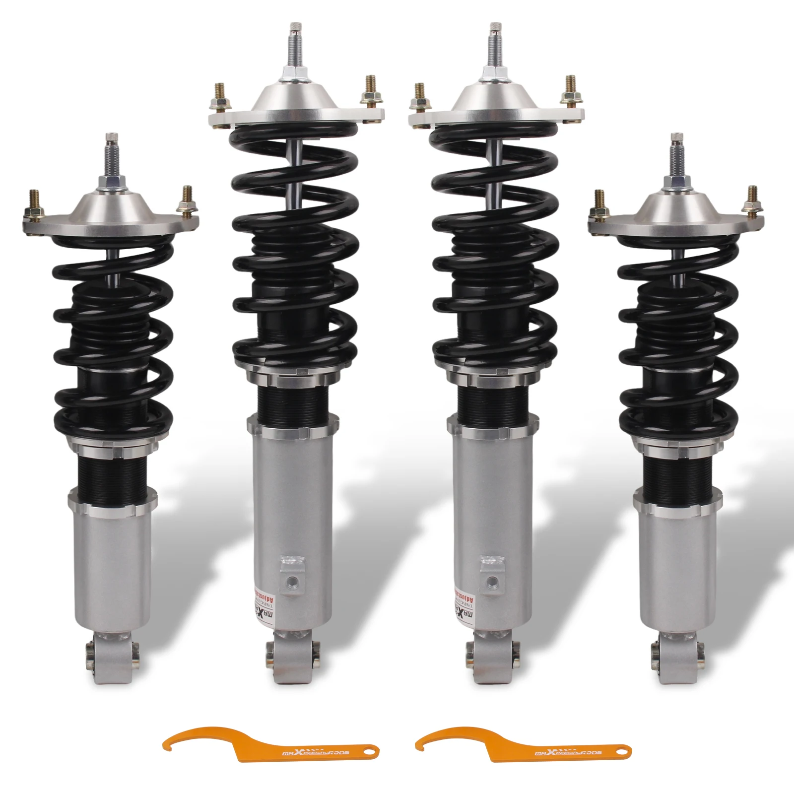Фото Комплект подвески maXpeedingrods Coilovers с регулируемым демпфером для Mazda Miata MX-5 1990-2005, серый №3
