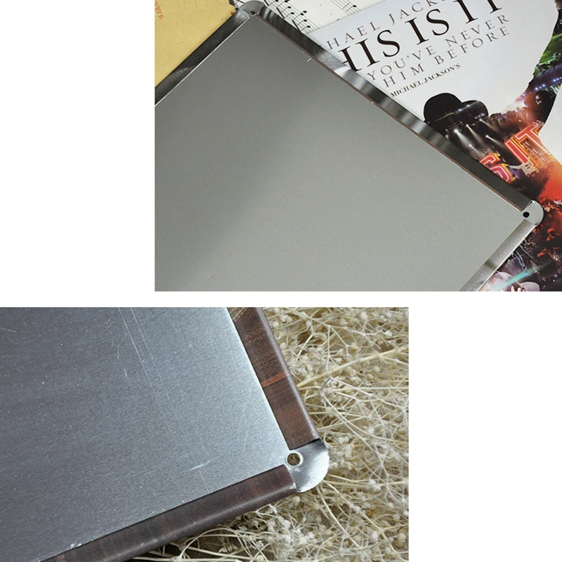 Винтажный Декор для комнаты музыка на гитаре рок-фильм металлический жестяной