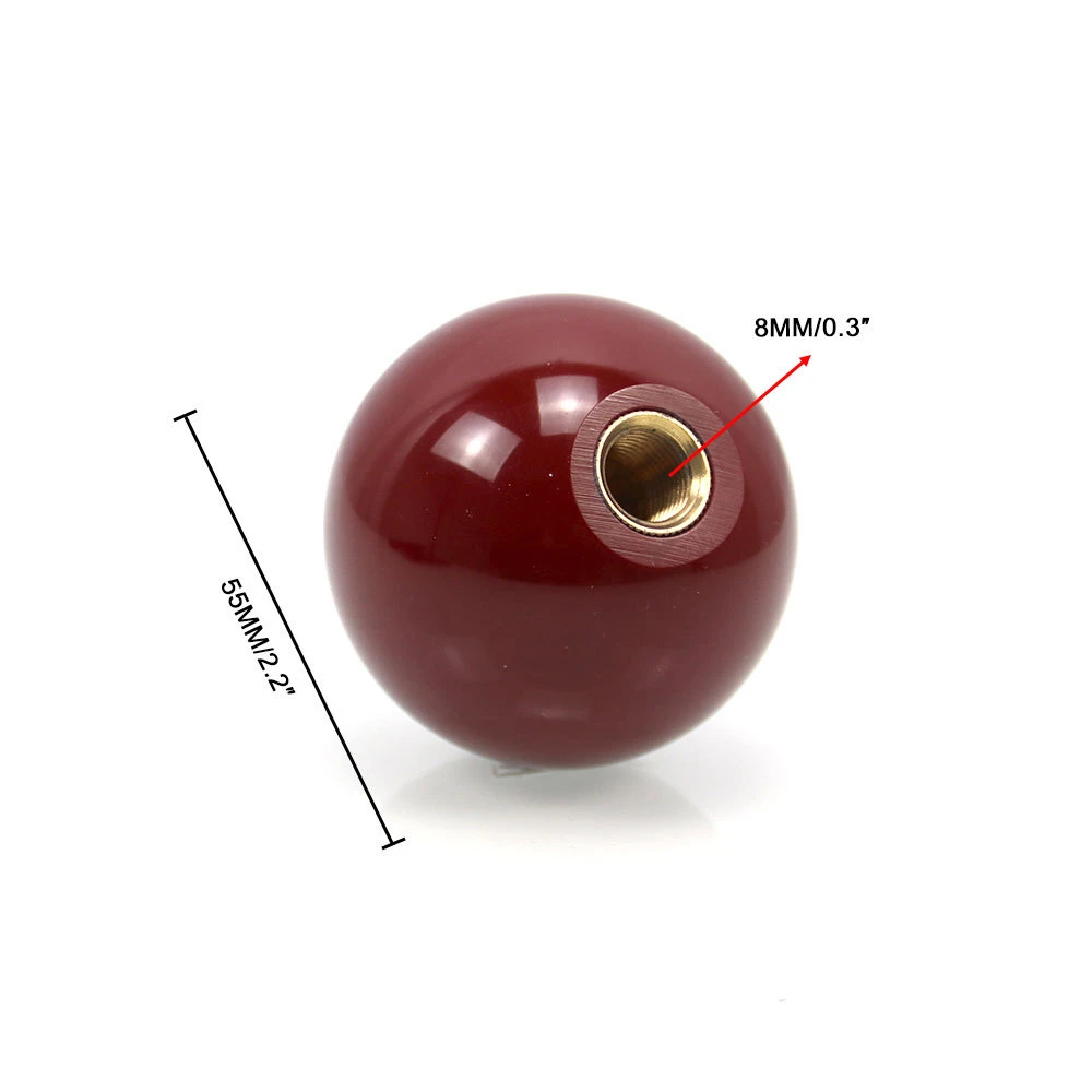 Threaded 7 Ball Manual Gear shift Lever Shifter Knob Billiard Pool Replacement Shift for Car SUV Bus Truck |
