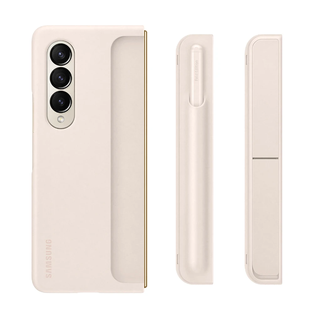 Оригинальный чехол-подставка с ручкой для телефона Samsung Galaxy Z Fold4 включая S Pen и