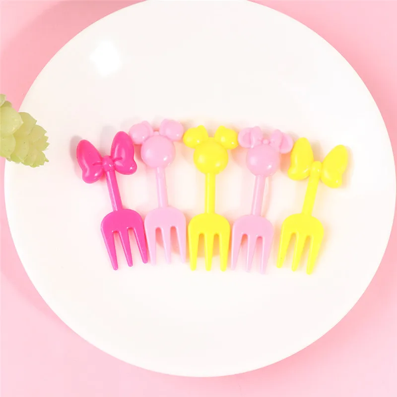 

10 шт., детская вилка для фруктов