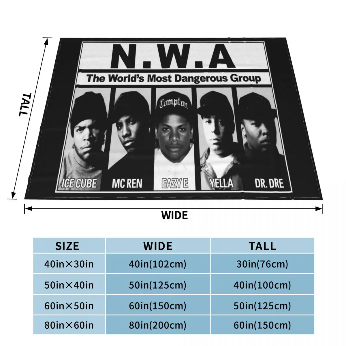 Vtg 90S Мужские бейсбольные маленькие Nwa Eazy E Mc Ren Yella Dre Ice Cube Хип-хоп Рэп Шляпы Плед