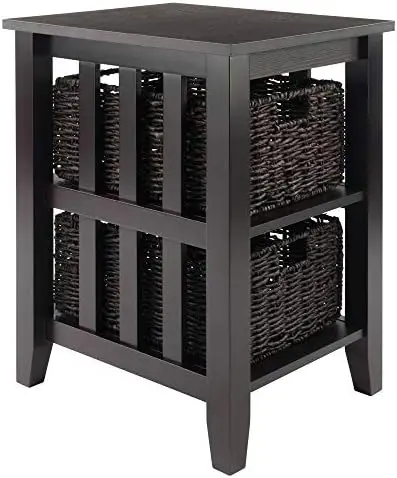 

Accent Table, Espresso 16.54"W x 25.04"H x 20.08"D