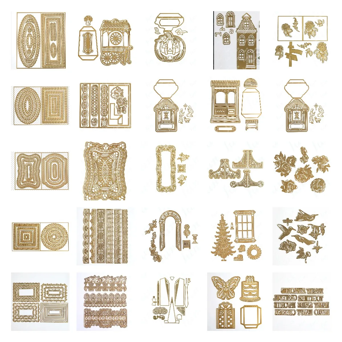 

Wedding Supplies Die Bow Lily Pop-Out Slimline Die Cutting Dies for DIY Craft Greeting Card Scrapbooking Journal Decoration