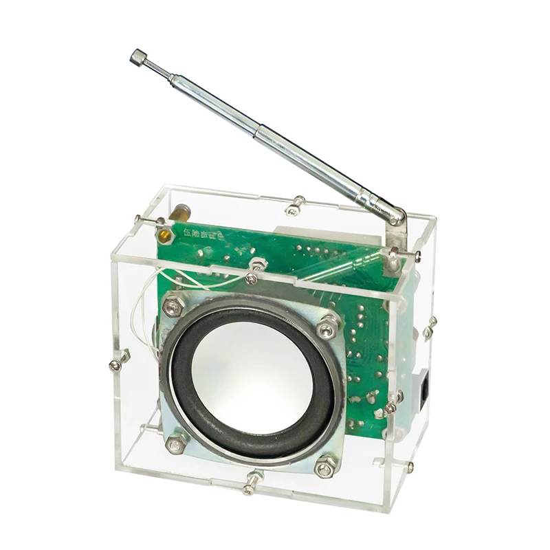 Цифровой трубчатый дисплей радио DIY Kit FM цифровой радиоприемник электронная