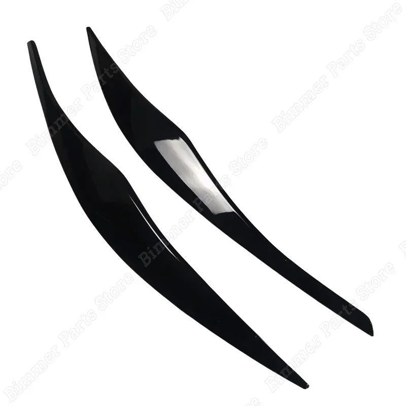 

2 шт. ABS Gloss Evil фара брови угол век глаз для BMW 3er E90 седан E91 Touring 2005-2011 тюнинг Bodykit аксессуары
