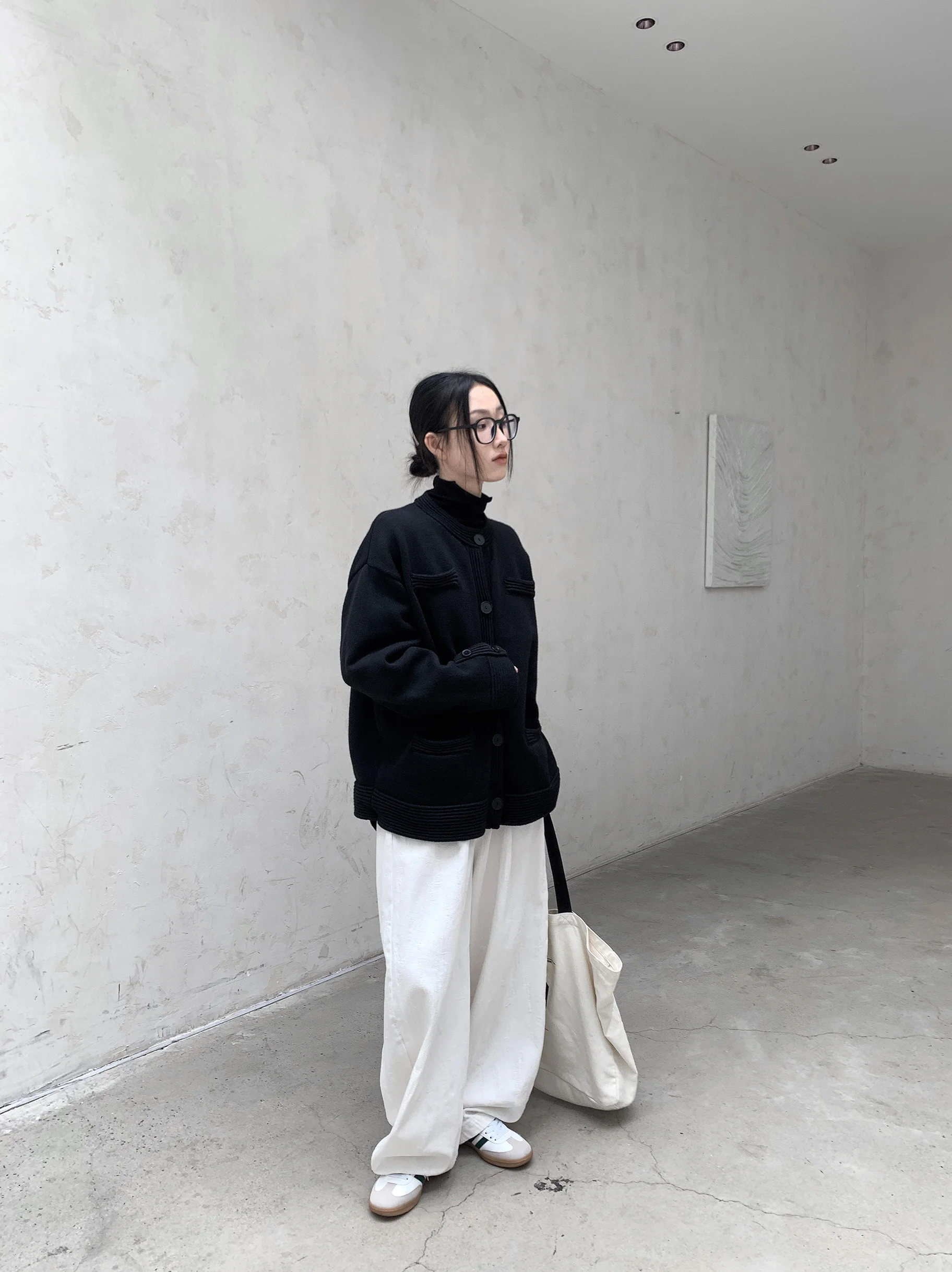 UMI MAO кардиган женский осенне-зимний новый корейский вариант пальто свободный и