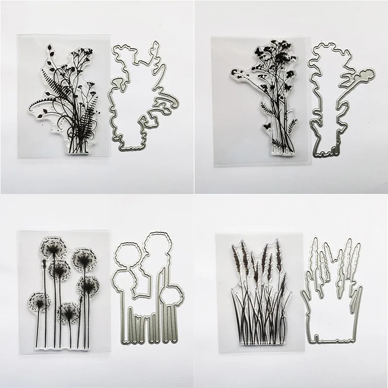 

Flowers and Plants Metal Cutting Dies for Scrapbooking Stamps and Dies Mold Cut Stencil Handmade Tools DIY Card Make Mould Craft