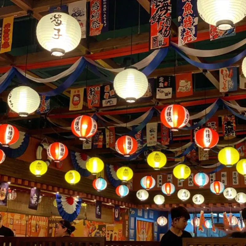 Фонарики в японском стиле ПВХ водонепроницаемые Саке Изакая Суши Лапша