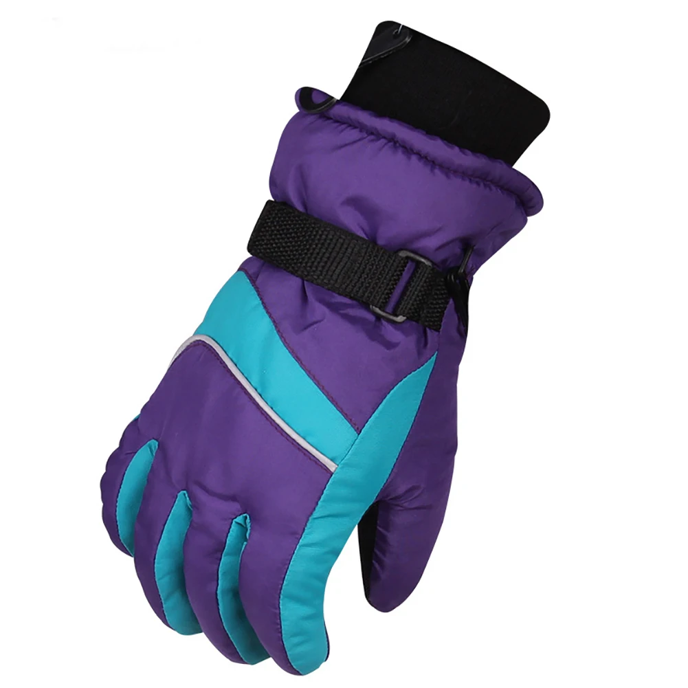 

1 Pair Waterproof Adult Snowboard Outdoor Insulated Warm Winter Windproof Ski Gloves Anti Slip Sports Adjustable Men Women